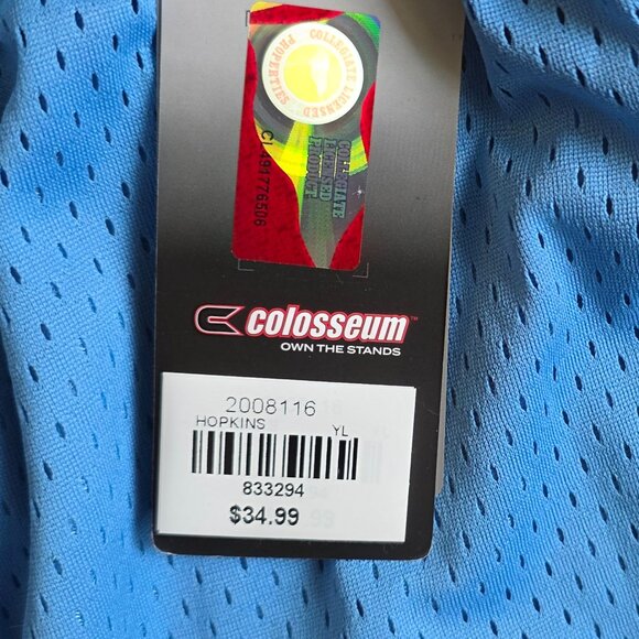 COLOSSEUM Mesh Lacrosse Shorts | Boy's 16-18 | Nortre Dame Johns Hopkins NWT - Picture 7 of 13